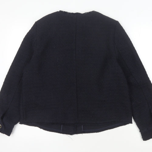 Next Women's Black Button Jacket Size 14