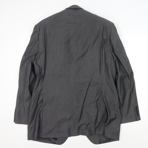 Austin Reed Men's Grey Striped Blazer 44S