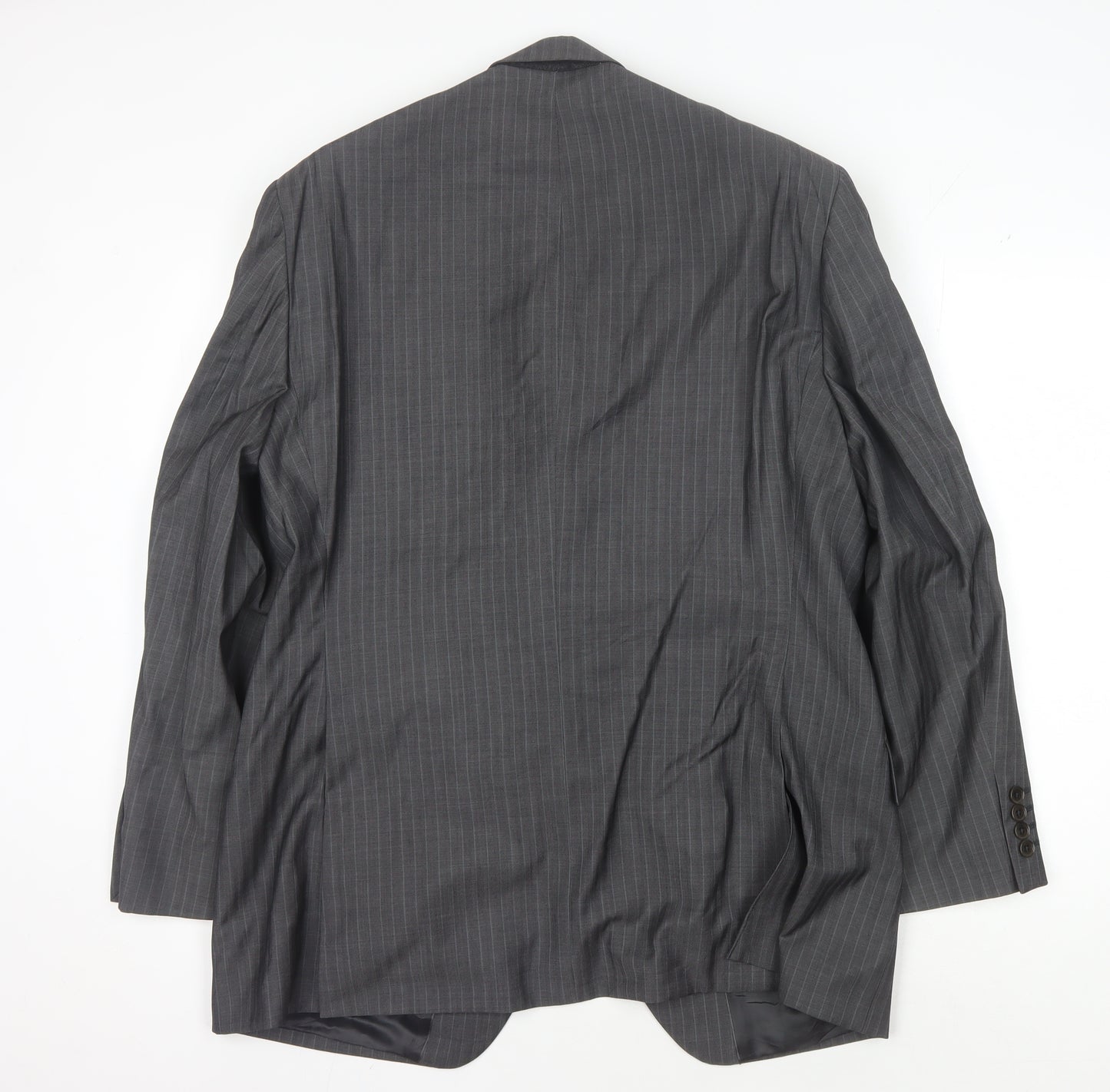 Austin Reed Men's Grey Striped Blazer 44S