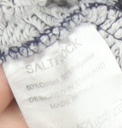 Saltrock Men's Grey Full Zip Hoodie L