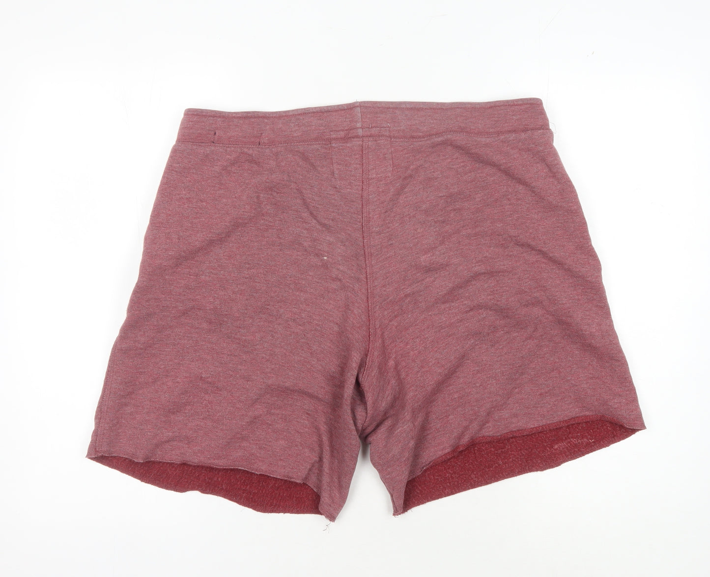 Converse Men's Red XL Sweat Shorts with Logo