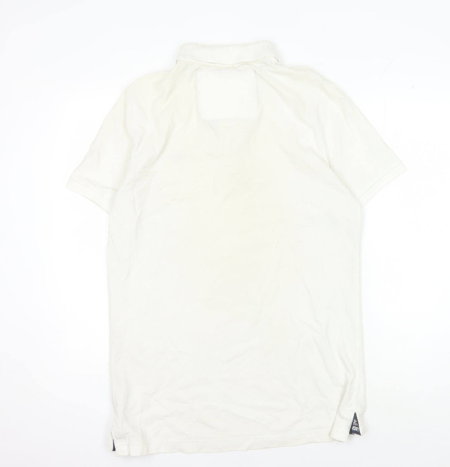 Superdry Men's White Polo 2XL Collared Casual