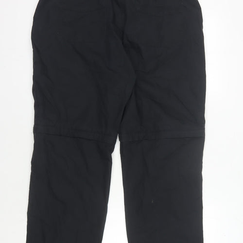 Mountain Warehouse Women's Black Trousers, Size 16, Straight Fit