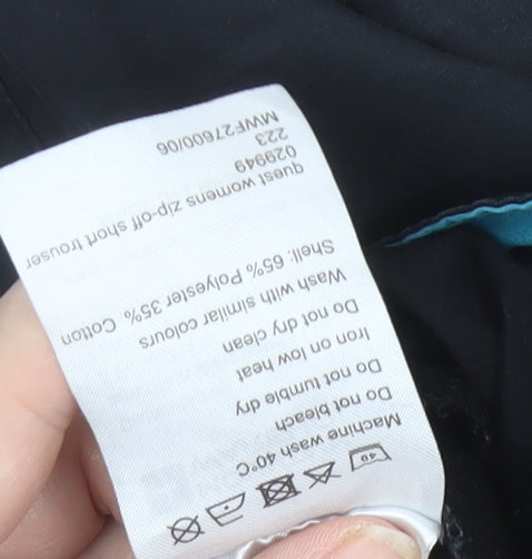 Mountain Warehouse Women's Black Trousers, Size 16, Straight Fit