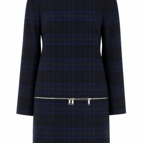 Zara Woman Black Plaid Shift Dress, Size S, Women