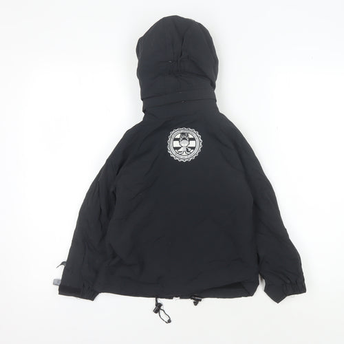 Saltrock Boys Black Hooded Parka Jacket, Age 2-3