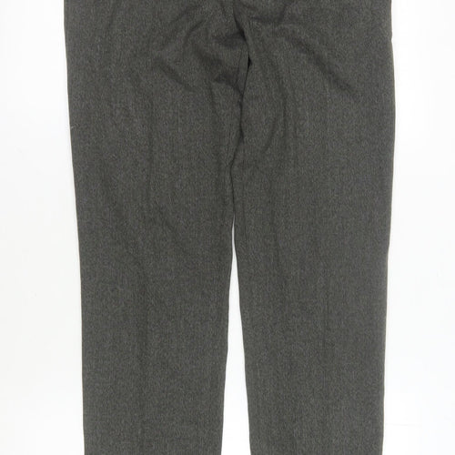 Gap Women's Grey Straight Leg Trousers, Size 4 Regular