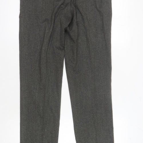 Gap Women's Grey Straight Leg Trousers, Size 4 Regular