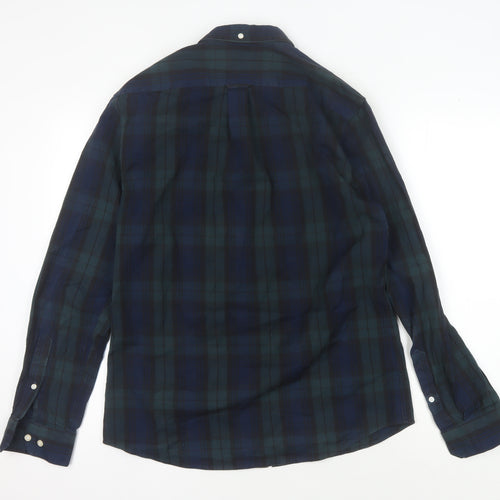 Farah Men Multicoloured Slim Fit Plaid Button-Up Shirt L