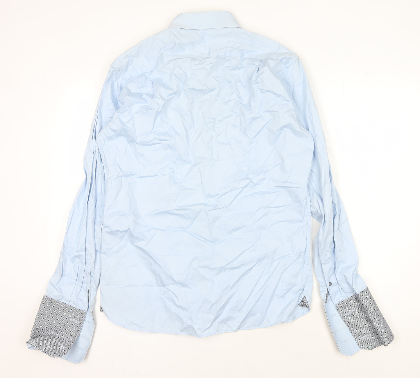 Ted Baker Men's Blue Button-Up Shirt Size 15.5