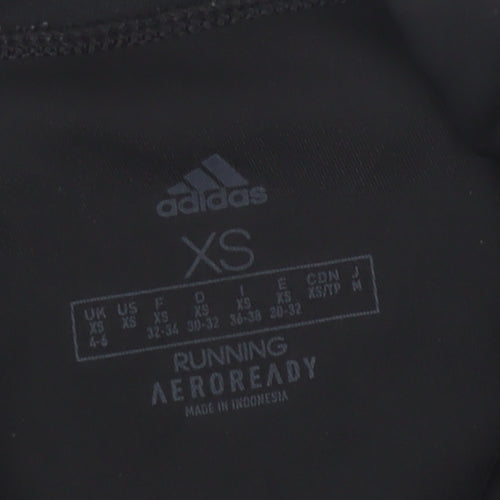 Adidas Black Running Leggings Women's XS Aeroready