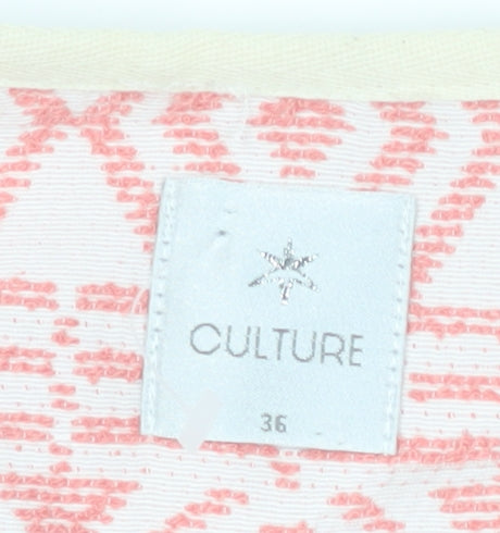 Culture Women's Pink Geometric Jacket Size 8