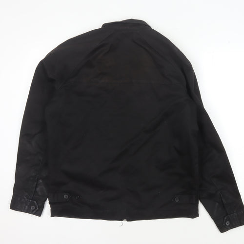 ASOS Men's Black M Jacket, Stand-Up Collar, Casual