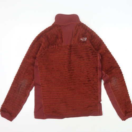 The North Face Men's Red Full Zip Sweatshirt M