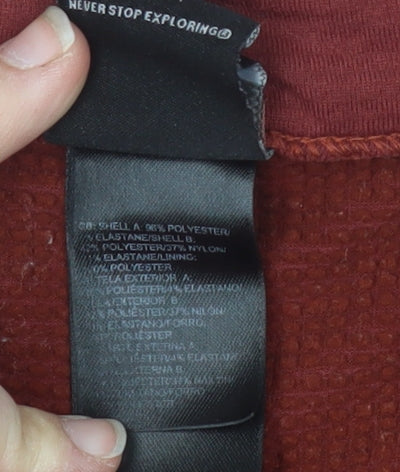 The North Face Men's Red Full Zip Sweatshirt M