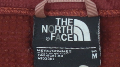 The North Face Men's Red Full Zip Sweatshirt M
