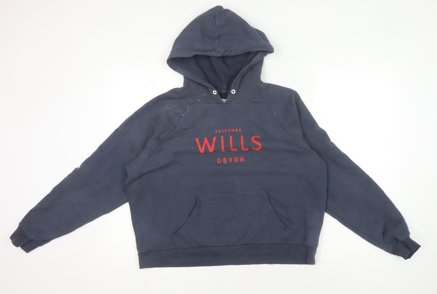 Jack Wills Women's Blue Pullover Hoodie Size 10
