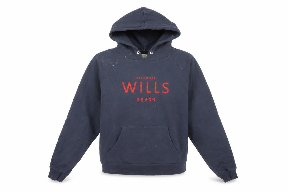 Front view of Jack Wills Women's Blue Pullover Hoodie, size 10