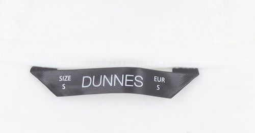 Dunnes Women’s Ivory Hoodie - S, Fleece Half-Zip Casual