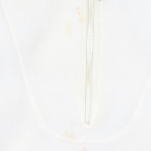 Dunnes Women’s Ivory Hoodie - S, Fleece Half-Zip Casual