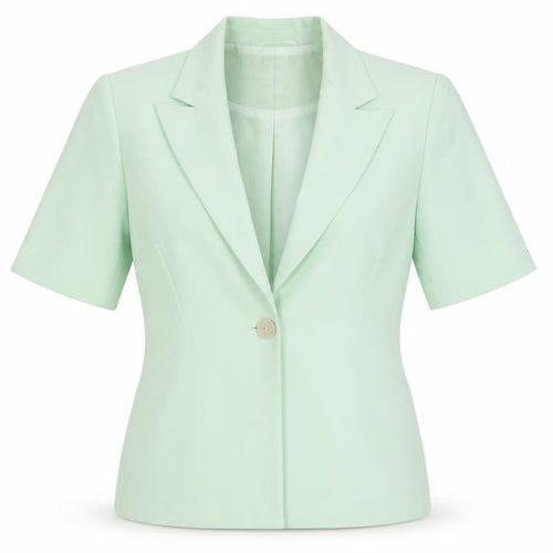 Country Casuals Green Petite Blazer Women Size 8