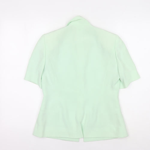 Country Casuals Green Petite Blazer Women Size 8