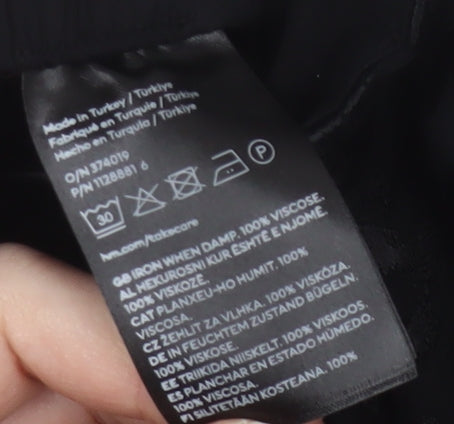 H&M Women's Black Trousers, Size M