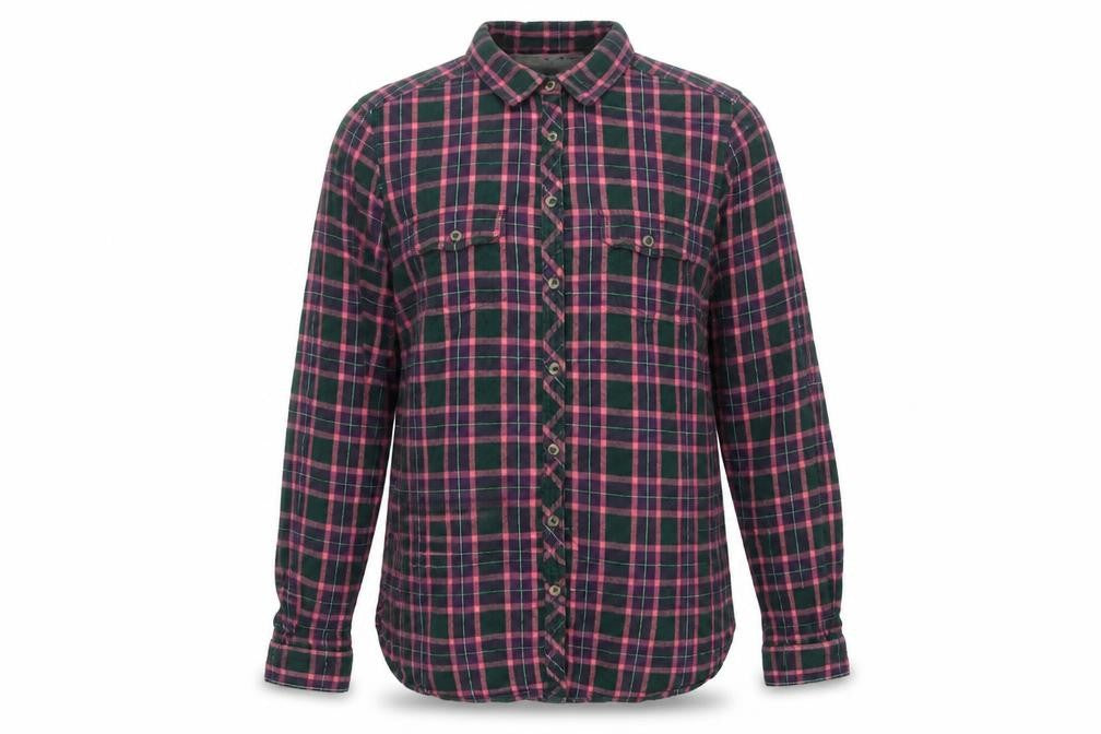 FatFace Women's Multicoloured Plaid Button-Up Shirt
