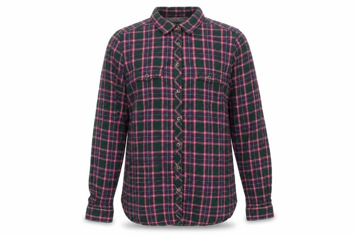 FatFace Women's Multicoloured Plaid Button-Up Shirt