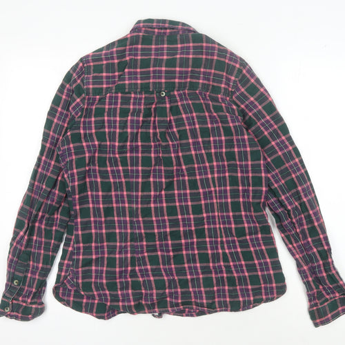Fat Face Women's Multicoloured Plaid Button-Up Shirt