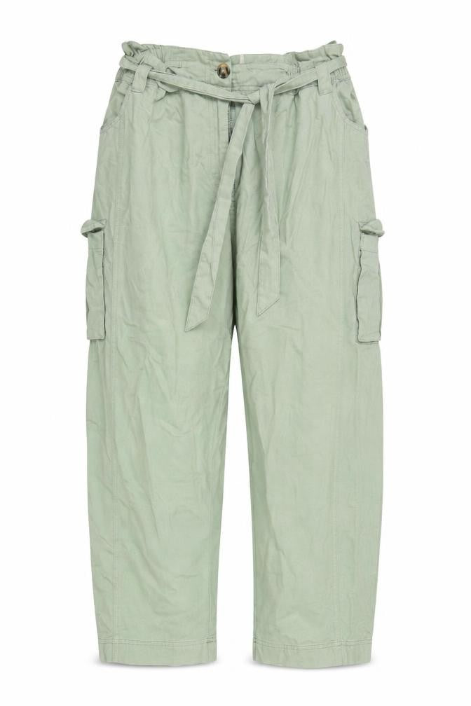 Marks and Spencer Women's Green Wide-Leg Trousers XL
