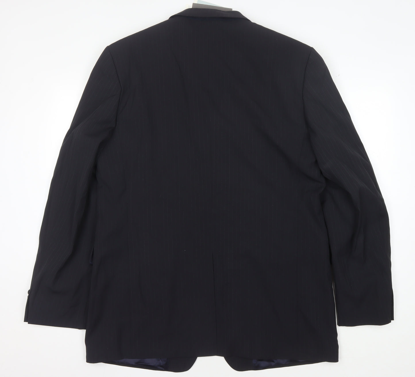 Mexx Men's Blue Striped Blazer Jacket Size UK 42