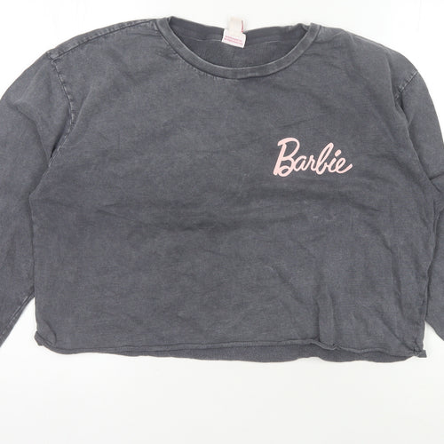 Barbie Women’s Grey Sweatshirt, Size 12