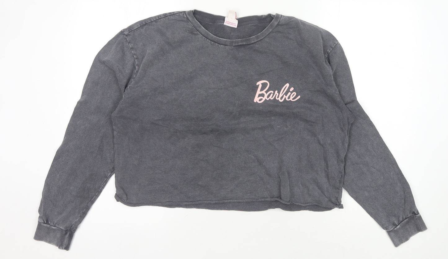 Barbie Women’s Grey Sweatshirt, Size 12