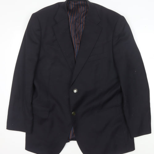 Greenwoods Elite Men's Blue Blazer 44S Regular Fit Jacket
