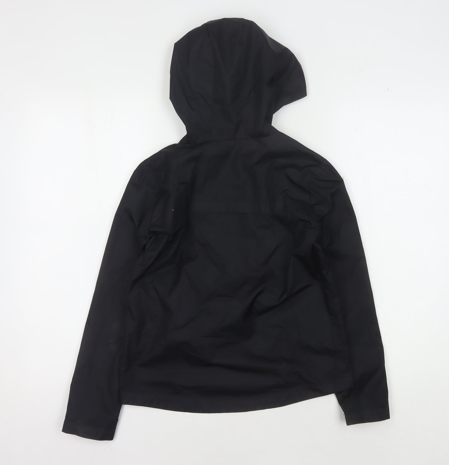 Kipsta Boys' Black Polyester Hooded Jacket, Size 10 Years