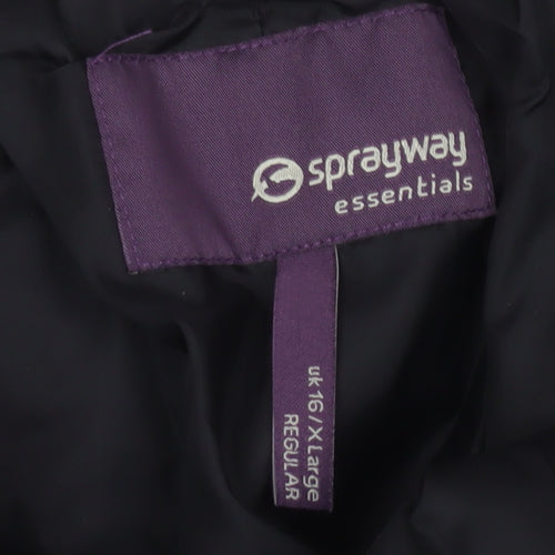Sprayway Women’s Black Waterproof Rain Trousers UK 16