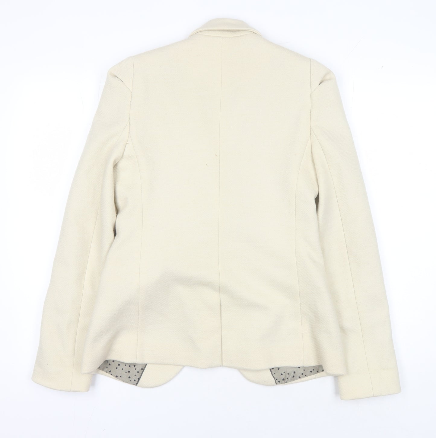 Maison Scotch Women’s Beige Blazer, Size 4, Business Wear