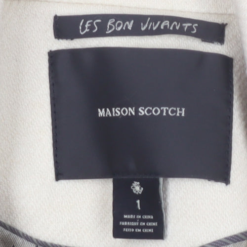 Maison Scotch Women’s Beige Blazer, Size 4, Business Wear