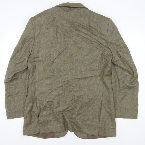 Marks and Spencer Men's Khaki Wool Blazer 40R