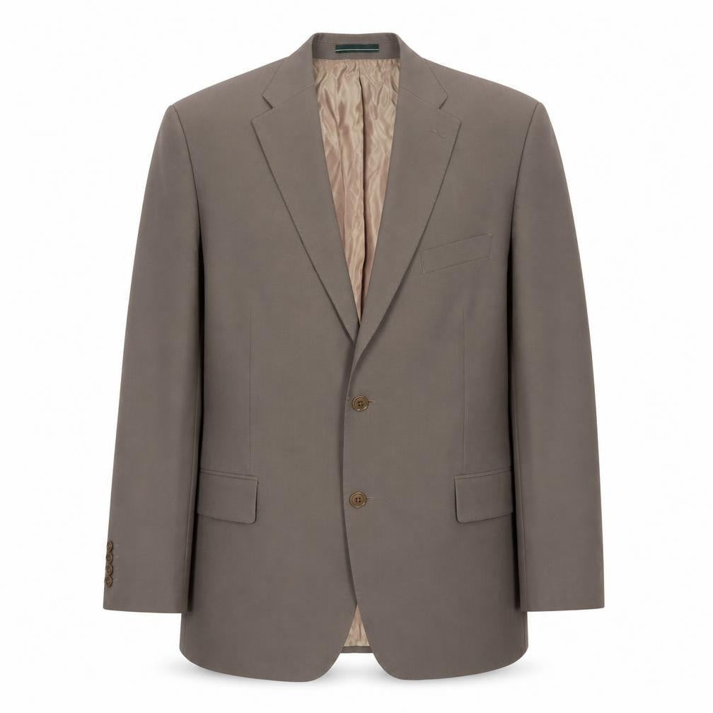 Front view of Greenwoods Men's Brown Blazer - Size 44S Formal Wear