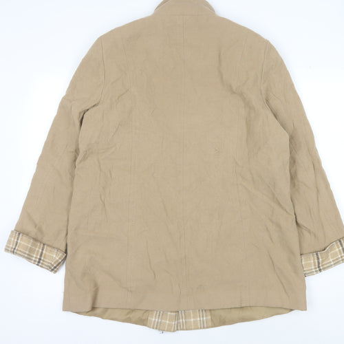 Marks and Spencer Women’s Beige Wool Blend Coat