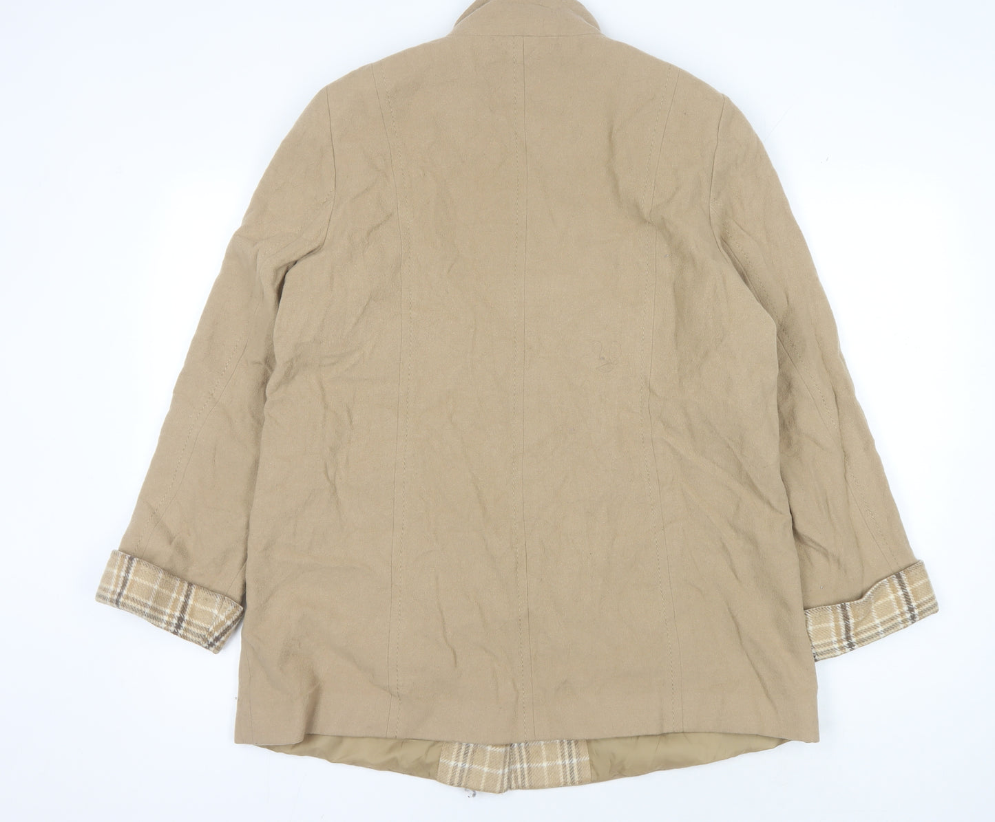 Marks and Spencer Women’s Beige Wool Blend Coat