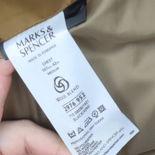 Marks and Spencer Black Men's 42 Regular Blazer