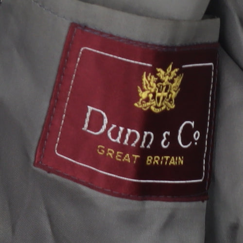 Dunn & Co. Men's Grey Herringbone Blazer, Size 40S