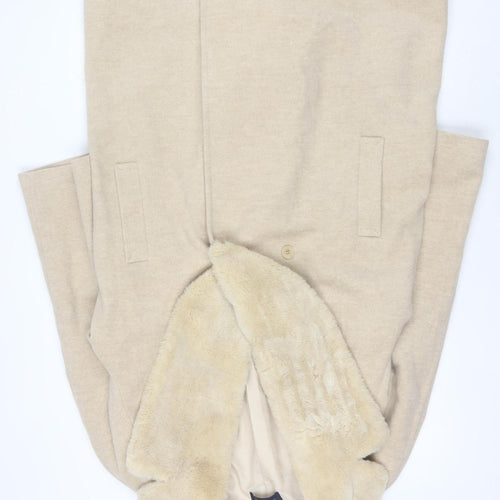 Windsmoor Women's Beige Wool Blend Coat, Size 16