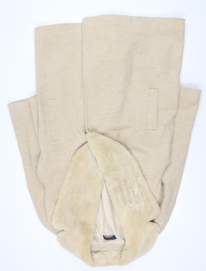 Windsmoor Women's Beige Wool Blend Coat, Size 16