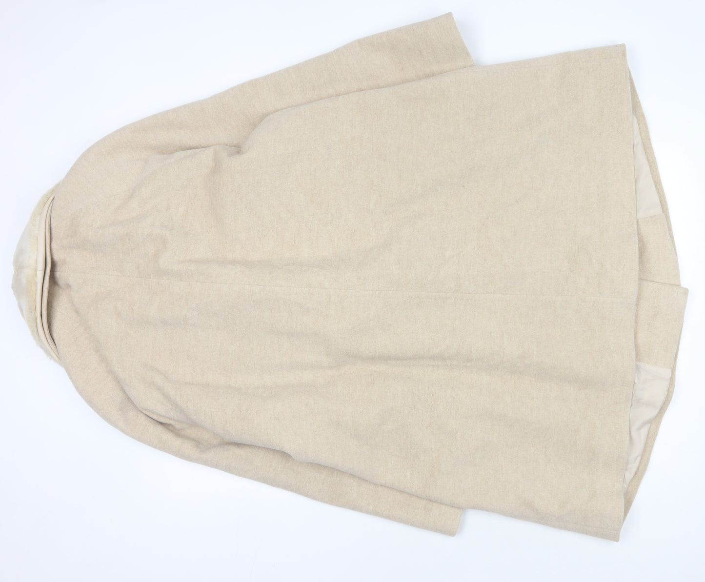 Windsmoor Women's Beige Wool Blend Coat, Size 16