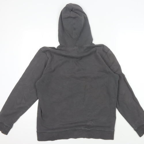 Jack & Jones Men's Grey Hoodie, Size L, Graphic Print