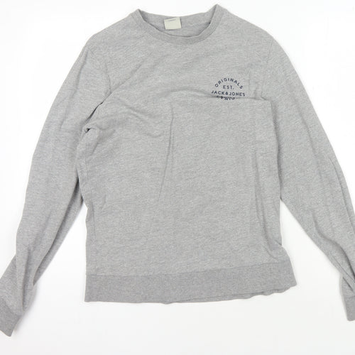 Jack & Jones Men's Grey Sweatshirt Size S